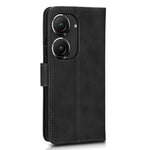 For Asus Zenfone 9 5G Skin-Touch Feeling Phone Wallet Stand Case PU Leather Magnetic Clasp Shockproof Cover