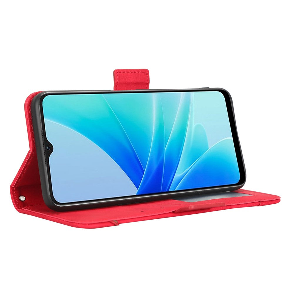 Anti-scratch Phone Cover For Oppo A57 4G / A57s 4G / A57 (CPH2387) (Taiwan Version) PU Leather Phone Flip Wallet Case with Multiple Card Slots