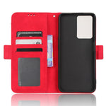 Anti-scratch Phone Cover For Oppo A57 4G / A57s 4G / A57 (CPH2387) (Taiwan Version) PU Leather Phone Flip Wallet Case with Multiple Card Slots
