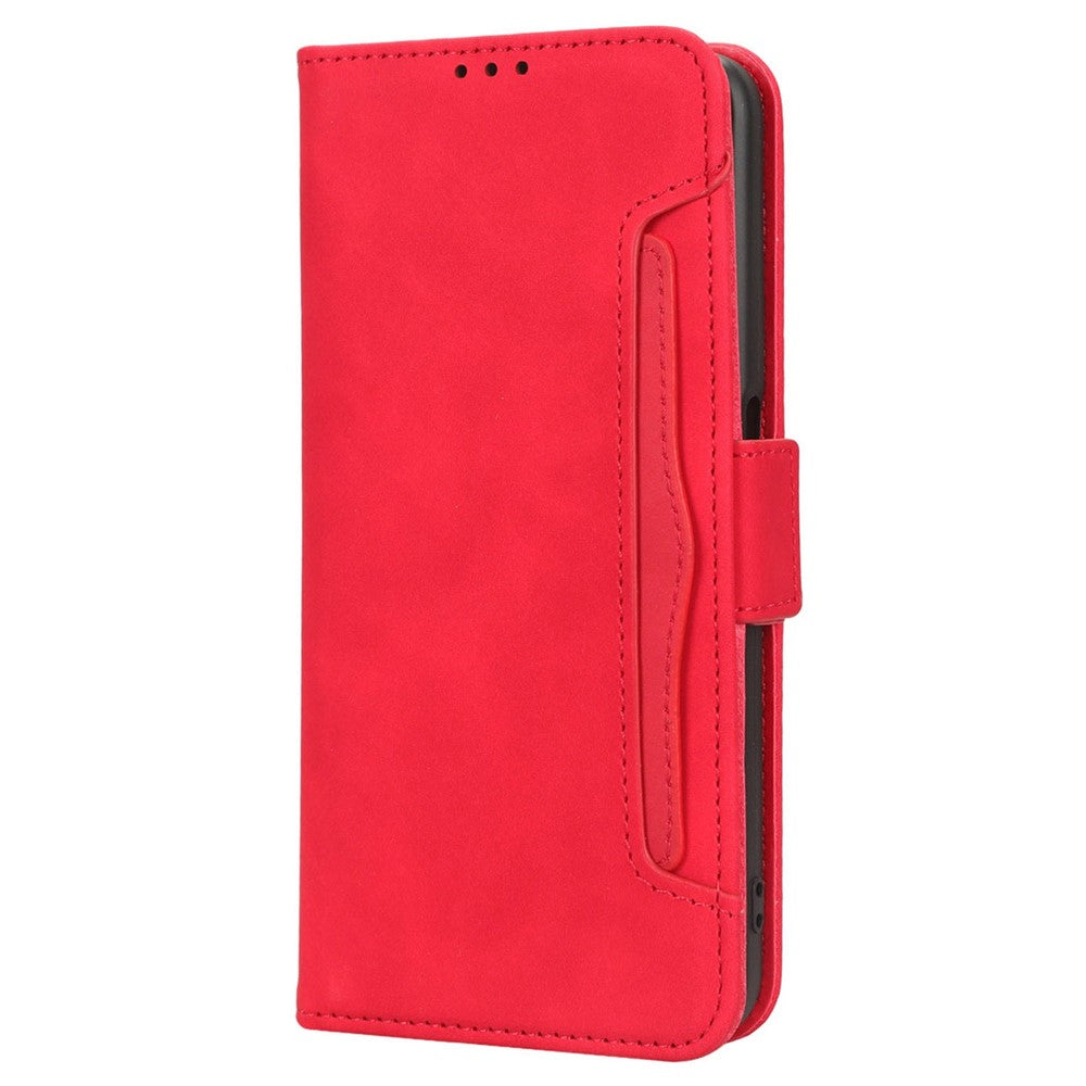 Anti-scratch Phone Cover For Oppo A57 4G / A57s 4G / A57 (CPH2387) (Taiwan Version) PU Leather Phone Flip Wallet Case with Multiple Card Slots