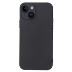 For iPhone 15 Plus / 14 Plus Matte Surface Soft TPU Phone Back Cover Anti-Drop Anti-Fingerprint Case