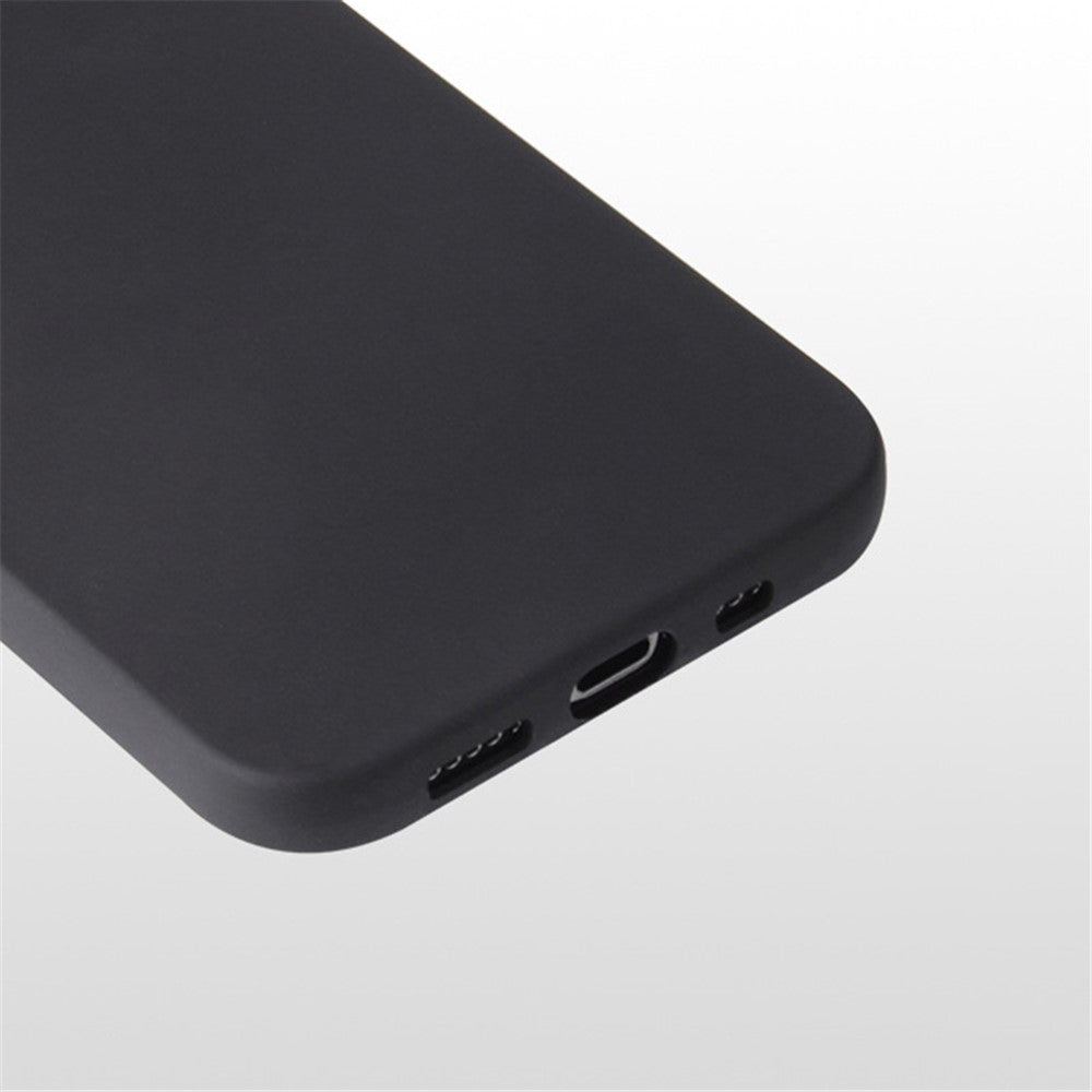 For iPhone 15 Plus / 14 Plus Matte Surface Soft TPU Phone Back Cover Anti-Drop Anti-Fingerprint Case
