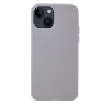 For iPhone 15 Plus / 14 Plus Matte Surface Soft TPU Phone Back Cover Anti-Drop Anti-Fingerprint Case