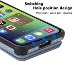 For iPhone 14 Pro Max 6.7 inch Carbon Fiber Texture RFID Blocking Wallet Design Phone Case Leather Coated TPU Anti-scratch Magnetic Cover with Kickstand