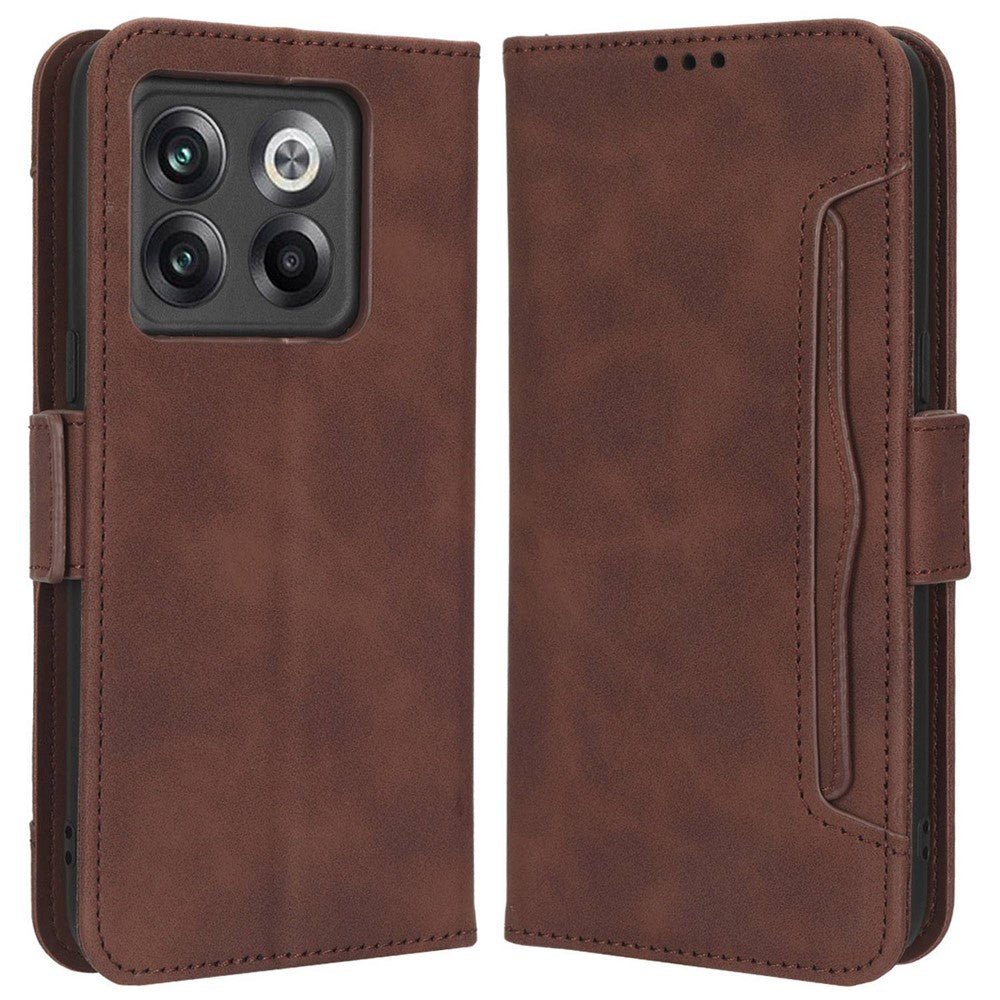 Shockproof Phone Cover For OnePlus 10T 5G / Ace Pro 5G, PU Leather Flip Wallet Case with Multiple Card Slots