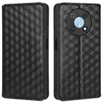 For Huawei nova Y90 4G / Enjoy 50 Pro 4G Imprinting Rhombus Pattern Phone Flip Leather Case Stand Anti-scratch Phone Wallet Cover