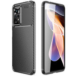 For Xiaomi Redmi Note 11 Pro+ 5G / Note 11 Pro 5G Carbon Fiber Texture Phone Cover Ultra Slim Soft TPU Back Case