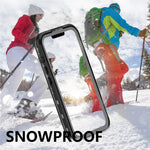 REDPEPPER Dot+ Series for iPhone 14 6.1 inch Compatible with MagSafe Wireless Charging Fall Proof Phone Cover IP68 Waterproof IP6X Dustproof Transparent Back Hybrid Phone Case