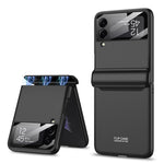 GKK För Samsung Galaxy Z Flip4 5G Hårt PC Vikbart mobilskal Magnetiskt Gångjärn Kameralinsfilm Fullt Skyddande Fodral