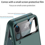 GKK För Samsung Galaxy Z Flip4 5G Hårt PC Vikbart mobilskal Magnetiskt Gångjärn Kameralinsfilm Fullt Skyddande Fodral