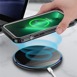 IP68 Vandtæt Telefoncover Til iPhone 14 Pro Max 6.7 tommer, Transparent Berøringsfølsomt PC+Neopren Beskyttende Anti-ridse Bagcover
