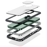 IP68 Vandtæt Telefoncover Til iPhone 14 Pro Max 6.7 tommer, Transparent Berøringsfølsomt PC+Neopren Beskyttende Anti-ridse Bagcover