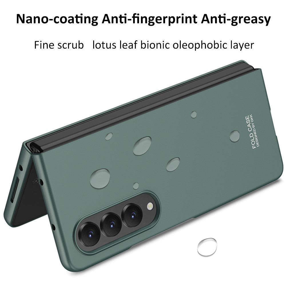 GKK For Samsung Galaxy Z Fold4 5G Ultra-slim Anti-fingerprint Drop-proof Phone Case Hard PC Foldable Phone Cover