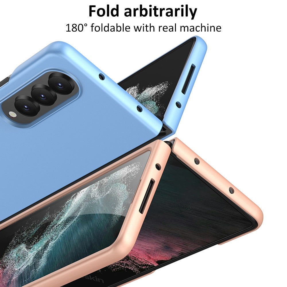 GKK For Samsung Galaxy Z Fold4 5G Ultra-slim Anti-fingerprint Drop-proof Phone Case Hard PC Foldable Phone Cover