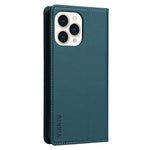 YIKATU Drop-proof Phone Cover For iPhone 14 Pro 6.1 inch, YK- 001 Scratch-resistant Magnetic Auto-absorbed PU Leather Flip Wallet Case Stand