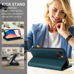 YIKATU Drop-proof Phone Cover For iPhone 14 Pro 6.1 inch, YK- 001 Scratch-resistant Magnetic Auto-absorbed PU Leather Flip Wallet Case Stand