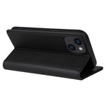 YIKATU Stødsikkert telefoncover til iPhone 14 6,1 tommer, YK-001 PU-læder flip-pung-etui med stativ og magnetisk autosugende telefoncover