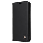 YIKATU Stødsikkert telefoncover til iPhone 14 6,1 tommer, YK-001 PU-læder flip-pung-etui med stativ og magnetisk autosugende telefoncover