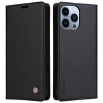 YIKATU for iPhone 13 Pro 6.1 inch YK-001 Anti-fall Phone Case Magnetic Auto-absorbed PU Leather Flip Wallet Stand Protective Phone Cover