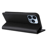 YIKATU for iPhone 13 Pro 6.1 inch YK-001 Anti-fall Phone Case Magnetic Auto-absorbed PU Leather Flip Wallet Stand Protective Phone Cover
