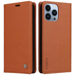 YIKATU for iPhone 13 Pro 6.1 inch YK-001 Anti-fall Phone Case Magnetic Auto-absorbed PU Leather Flip Wallet Stand Protective Phone Cover