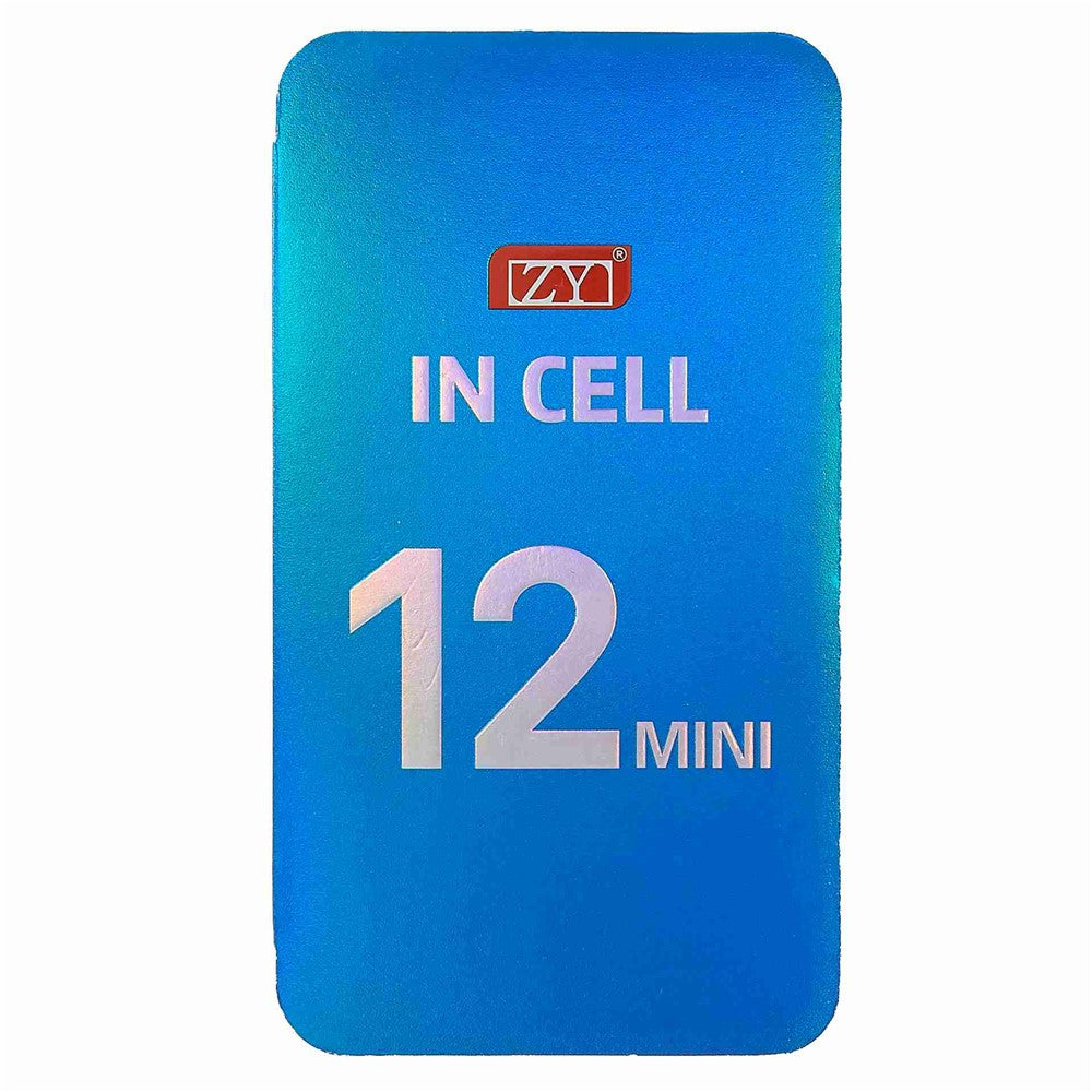 Til iPhone 12 mini 5,4 tommer Grade C LCD Skærm og Digitizer Samling Erstatningsdel (ZY Incell Teknologi) (Uden Logo)