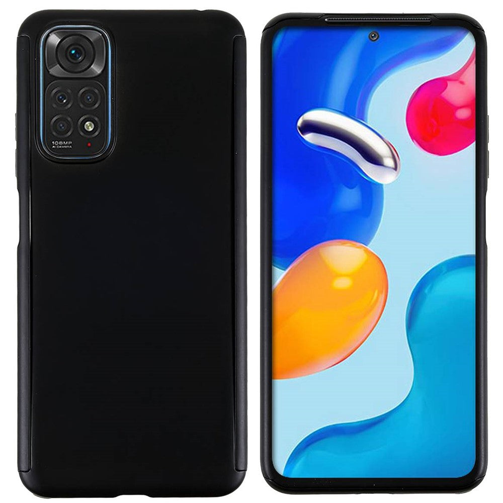For Xiaomi Redmi Note 11 4G (Qualcomm)  / Xiaomi Redmi Note 11S 4G Phone Case with Tempered Glass Screen Protector Anti-Fall Protective Slim Case