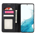 Samsung Galaxy S22+ 5G slidstærkt PU-læderetui med magnetisk foldestativ, pung og multifunktionelt etui