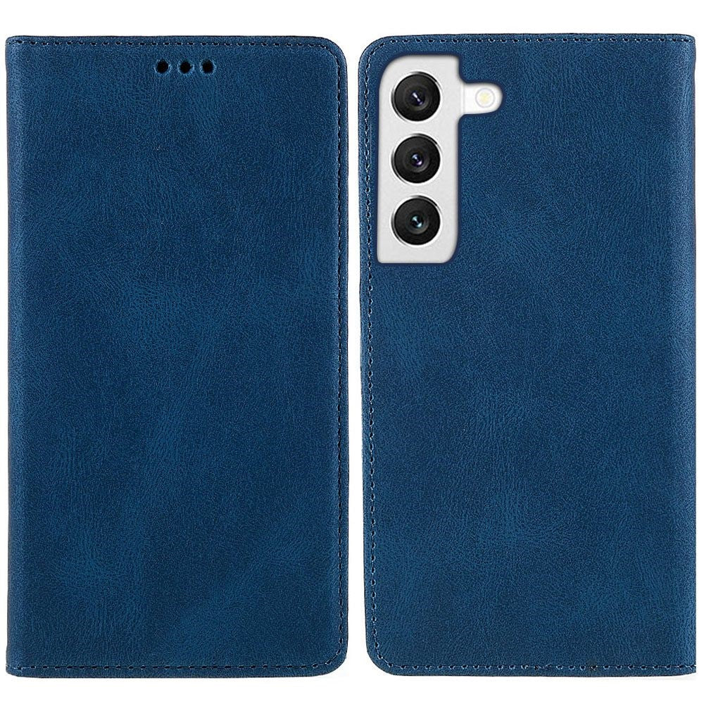 Samsung Galaxy S22+ 5G slidstærkt PU-læderetui med magnetisk foldestativ, pung og multifunktionelt etui