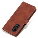 AZNS Phone Case for Oppo A97 5G PU Leather Folio Flip Cover Stand Wallet Magnetic TPU Interior Case