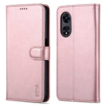 AZNS Phone Case for Oppo A97 5G PU Leather Folio Flip Cover Stand Wallet Magnetic TPU Interior Case