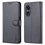 AZNS Phone Case for Oppo A97 5G PU Leather Folio Flip Cover Stand Wallet Magnetic TPU Interior Case