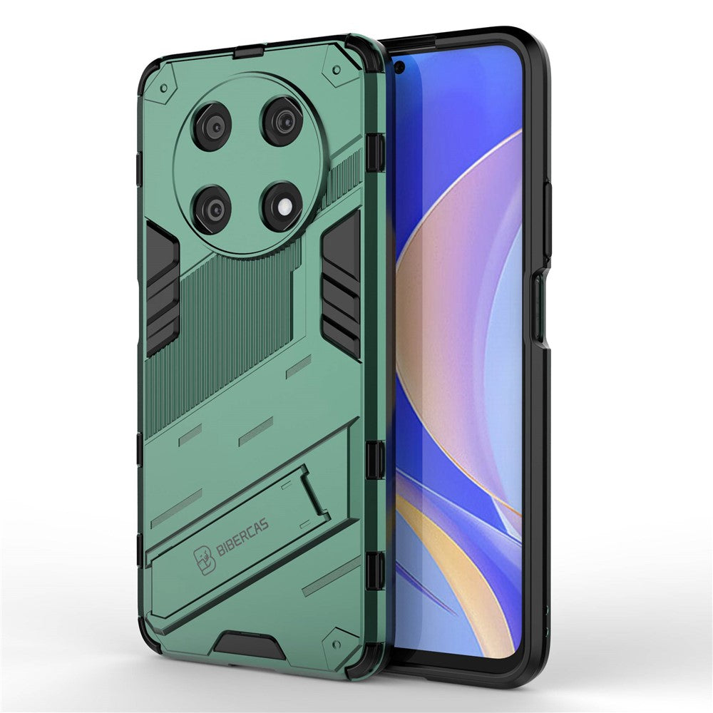 Huawei Enjoy 50 Pro 4G / nova Y90 4G stötsäkert skal med stativ PC+TPU hybridmobilskal fallskyddande fodral