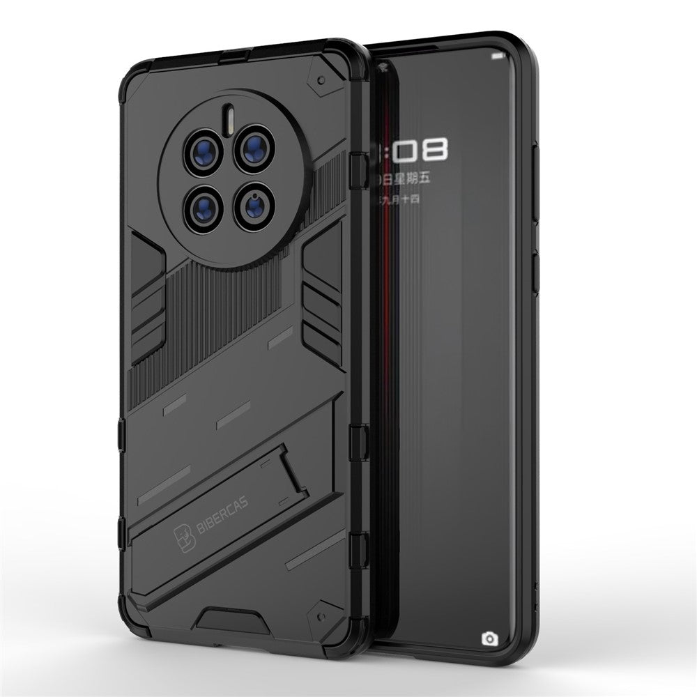 Huawei Mate 50 mobilskal PC+TPU Hybrid Stötsäkert Skal Stödjande Handsfree Skyddande Skal