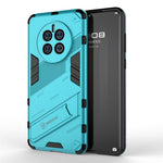 For Huawei Mate 50 Phone Case PC+TPU Hybrid Shockproof Case Kickstand Hands-free Protective Cover