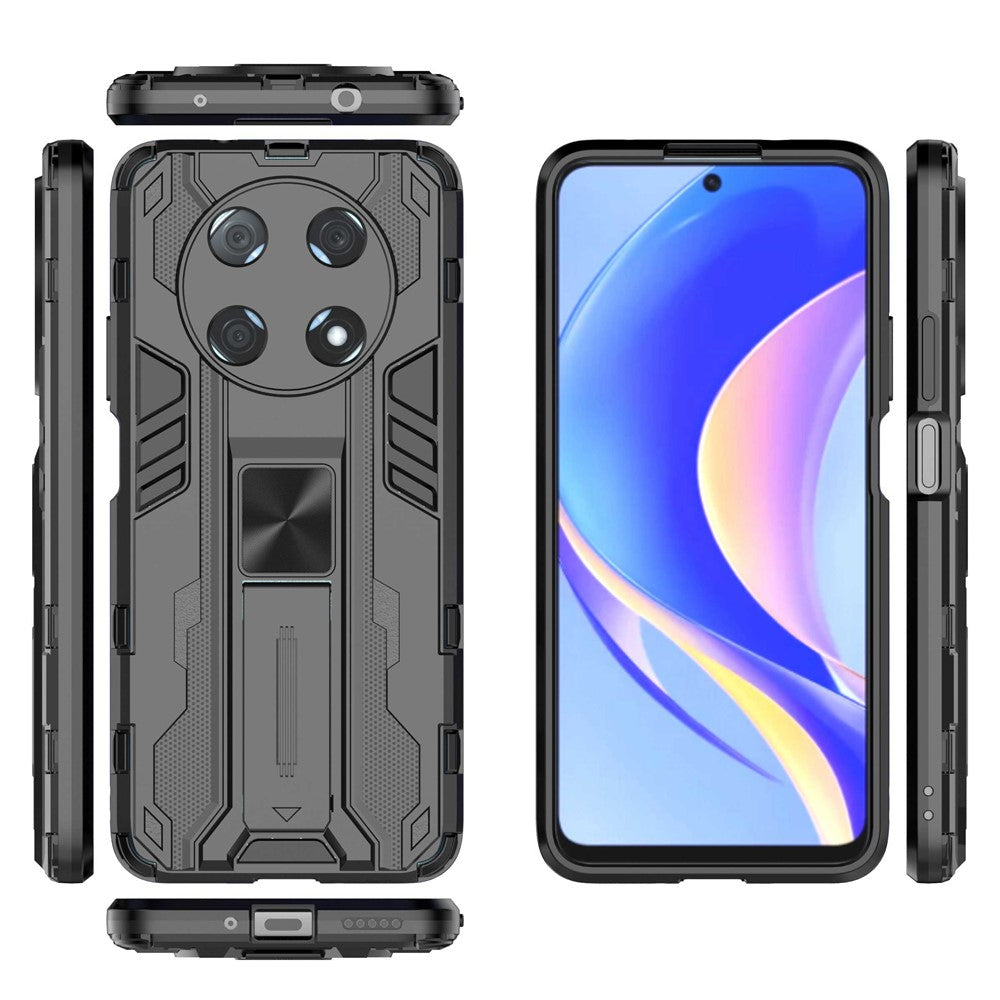 Huawei Enjoy 50 Pro 4G / nova Y90 4G Slitstarkt fallskyddande mobilskal Stöd Hybrid Hårt PC Mjukt TPU Baksida