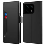 OnePlus 10 Pro 5G Sminkspegel PU-läderskydd Sidomagnetiskt spänne Stötsäkert Stativ Korthållare mobilskal