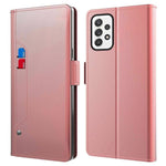 Til Samsung Galaxy A52 4G / 5G / A52s 5G Makeupspejl Stand Læder Cover Kortlomme Magnetisk Lukning Telefoncover