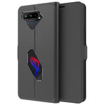 Til Asus ROG Phone 5 PU læder cover med stander, kortholder, magnetisk lukning og flipcover
