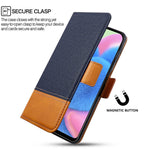 For iPhone 12 / 12 Pro 6.1 inch Magnetic Closure Color Splicing Phone Case Flip Wallet Stand PU Leather + TPU Protective Cover