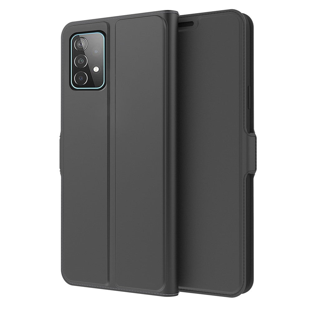 Til Samsung Galaxy A52 4G / 5G / A52s 5G Pung-Etui med Kortholder PU Læder Folio-Etui Flip Stativ Magnetisk Telefoncover