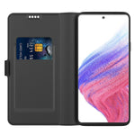 Til Samsung Galaxy A52 4G / 5G / A52s 5G Pung-Etui med Kortholder PU Læder Folio-Etui Flip Stativ Magnetisk Telefoncover