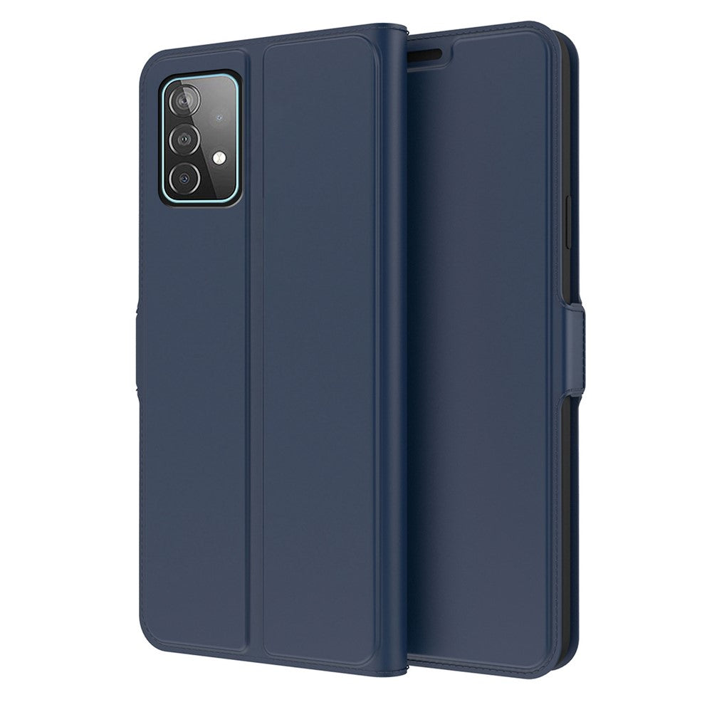 Samsung Galaxy A52 4G / 5G / A52s 5G Kortplatsdesign PU-läder Folio-skal Flip Stand Magnetiskt mobilskal