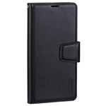 HANMAN Mill Series Phone Case for Samsung Galaxy S21 5G PU Leather Folio Flip Cover Anti-drop Wallet Phone Case