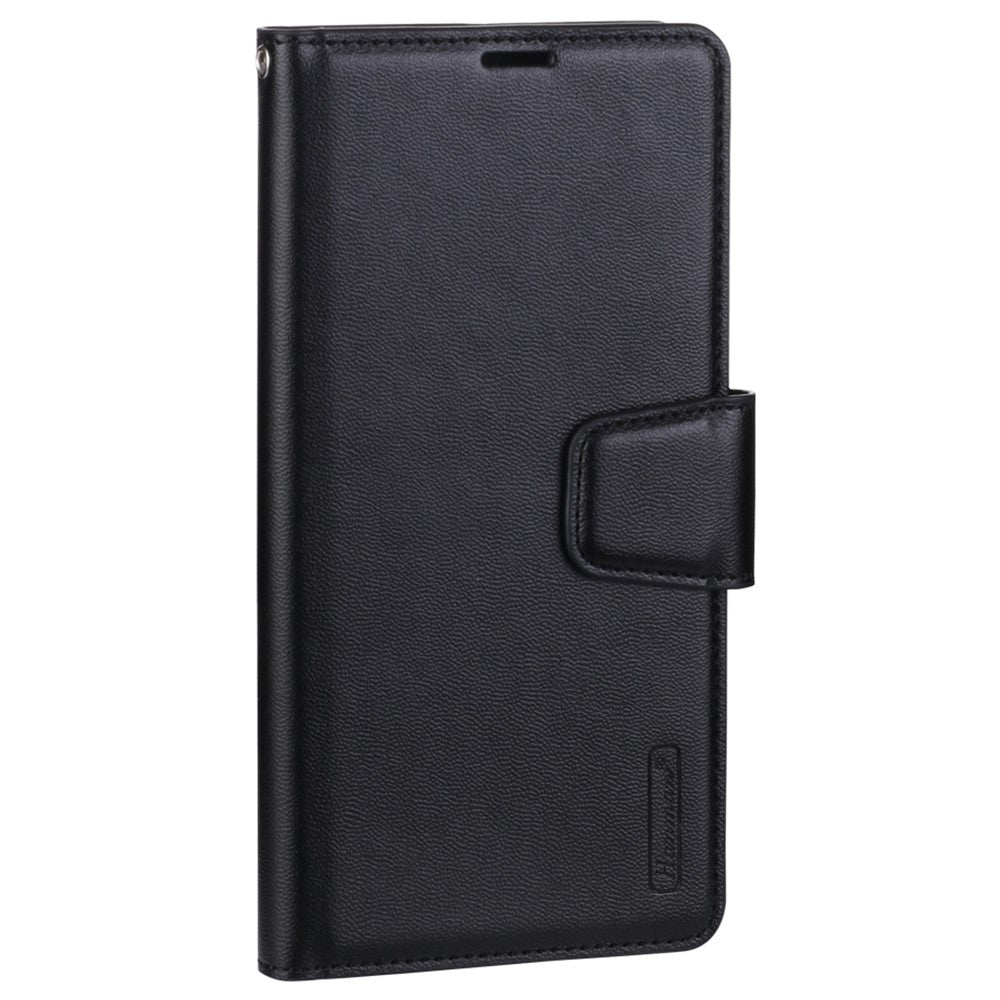 HANMAN Mill Series Phone Case for Samsung Galaxy S21 5G PU Leather Folio Flip Cover Anti-drop Wallet Phone Case
