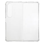 For Samsung Galaxy Z Fold4 5G Anti-Slip Crystal Clear Phone Case Reinforced Corners Drop Protection TPU Phone Cover