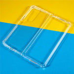 For Samsung Galaxy Z Fold4 5G Anti-Slip Crystal Clear Phone Case Reinforced Corners Drop Protection TPU Phone Cover