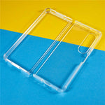 For Samsung Galaxy Z Fold4 5G Anti-Slip Crystal Clear Phone Case Reinforced Corners Drop Protection TPU Phone Cover