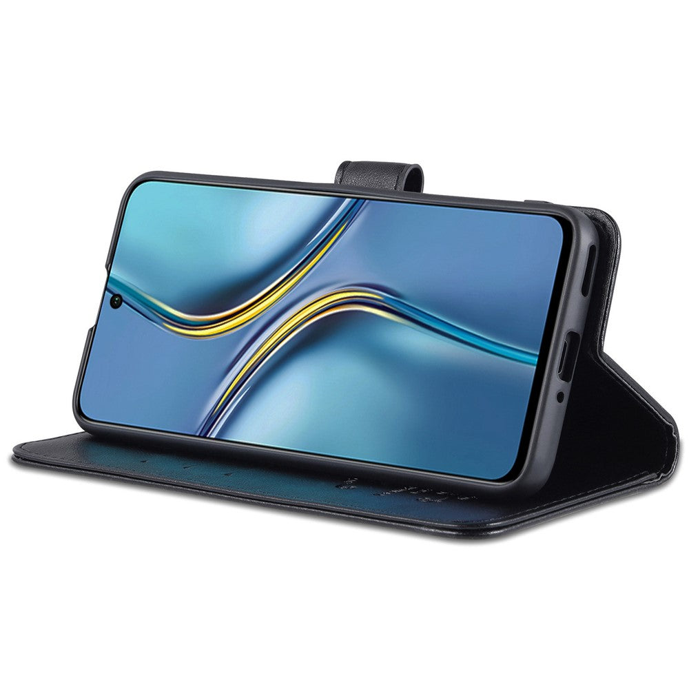 AZNS Phone Case for Huawei Enjoy 50 Pro 4G / nova Y90 4G, Full Body Protection PU Leather Phone Cover Shell with Foldable Stand