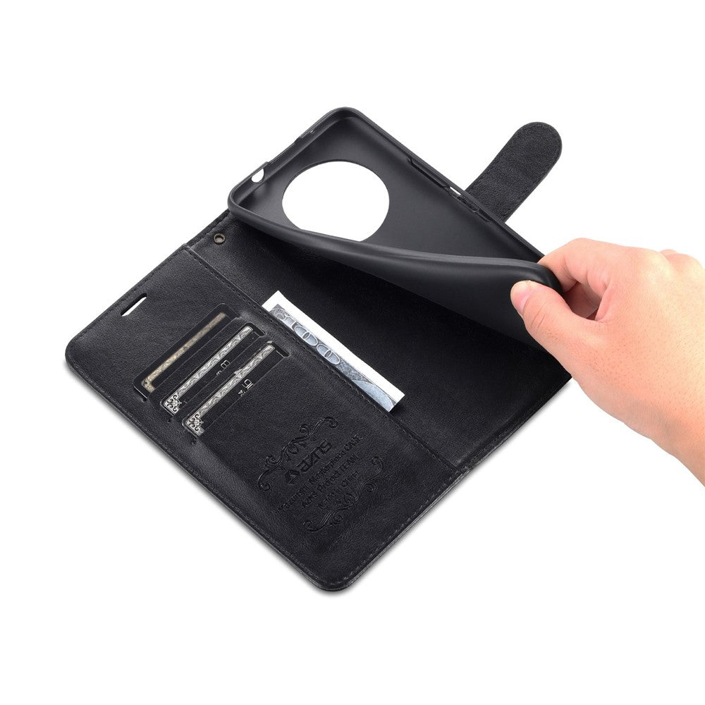 AZNS Phone Case for Huawei Enjoy 50 Pro 4G / nova Y90 4G, Full Body Protection PU Leather Phone Cover Shell with Foldable Stand